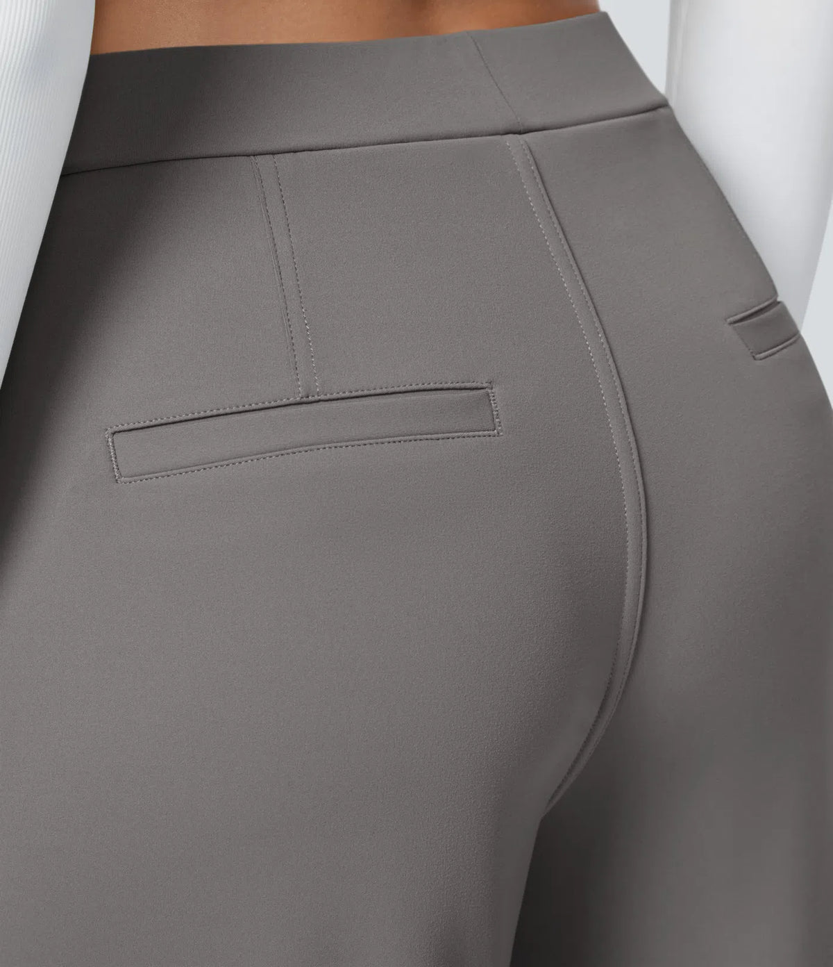 Le Pantalon Fluide Plisane – Gris
