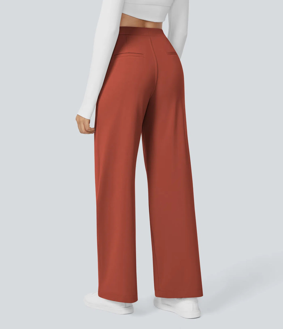 Le Pantalon Fluide Plisane – Ambre